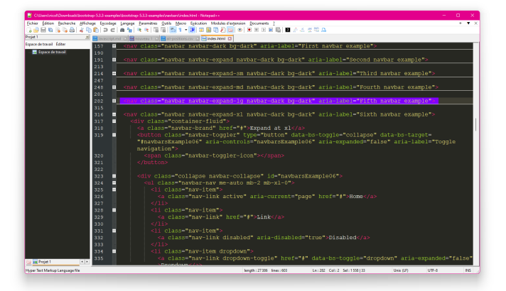 code hmtl